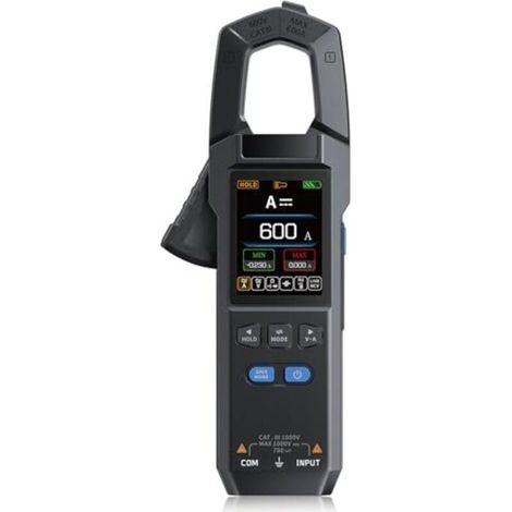 Stromzangenmessgerät, Ac/dc True Rms 10.000 Zähler, Strom- Und Spannungsmessung Für Led-beleuchtung, Zangenmultimeter, Stromtester Für Elektriker