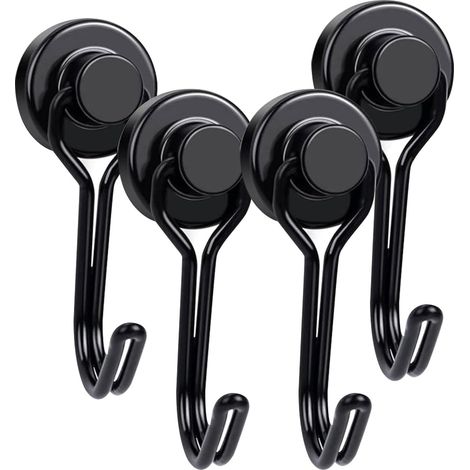 Magnetische Haken,magnetische Haken,4 Stück Magnet-haken,magnetischer Kühlschrankhaken,kräftige Magnethaken,außerordentlich Starke Magnetische Haken,kraftvoller Magnetischer Haken (n