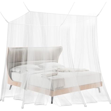 Bett-moskitonetz, Moskitonetz Für Doppelbett, Verhindert Mücken, Großes Bett-moskitonetz, Polyester-moskitonetz Für Camping, Zuhause, Jgarden, 200 X 220 X 200 Cm
