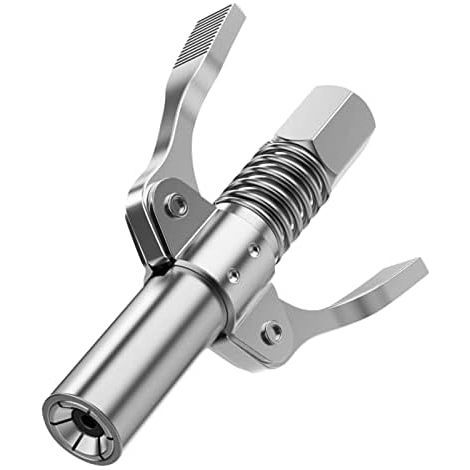 Fettpistolendüse, Fettpumpenanschluss Mit Doppelgriff Für M6–m14-fetter, Weniger Kraftaufwand Beim Schmieren, 1/8" Npt, Kompatibel Mit Allen Fettpumpen