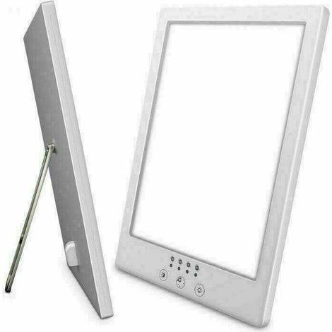 Lichttherapie-lampe 12000 Lux, Led Ohne Uv Mit Einstellbarer Helligkeit Und Farbtemperatur, Timer, Touch-steuerung, Speicherfunktion, Kompakte Größe Für Zuhause Oder
