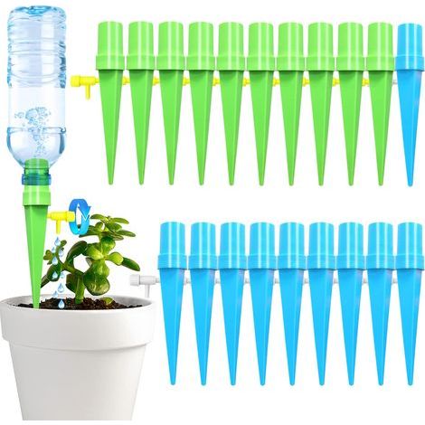 20 Stück Tropfbewässerungsflaschen, Einstellbare Automatische Gartenbewässerung, Tropfbewässerungs-kit Für Pflanzen Im Innen- Und Außenbereich