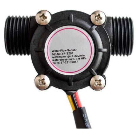 Yf-s201 Durchflussmesser/durchflusssensor Für Wasser 1-30 L/min, Wasserdurchflusskontrolle, Wasserdurchflussschalter, Durchflussmessgerät (g1/2)