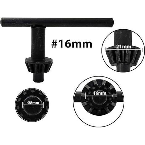 Bohrfutter-schlüssel Ø16mm Für Bohrmaschine, Schlüssel Für 16 Mm Futter Schwarz