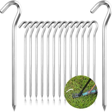 20 Stück Zeltheringe Bodenanker Camping Sandnägel 18 Cm Aluminium Gartenzelte Zelt Heringe Outdoor Camping