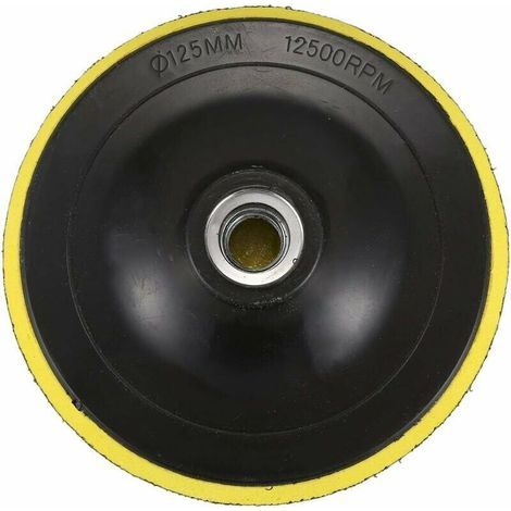 Polierplatte Mit M14 Für Poliermaschine - Gewindedurchmesser: 125 Mm