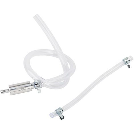 Kit Purge Frein Moto Seringue Aluminium Und Pvc Bremsentlüftungsschlauch Bremsenentlüftungspumpe Mit Rückschlagventil Brems- Und Kupplungsentlüftungsset 45 Cm Für Motorrad Auto (trans
