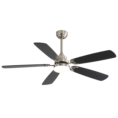 52 Zoll Klassischer Deckenventilator Mit Led-beleuchtung, 6 Geschwindigkeitsstufen, 5 Flügeln