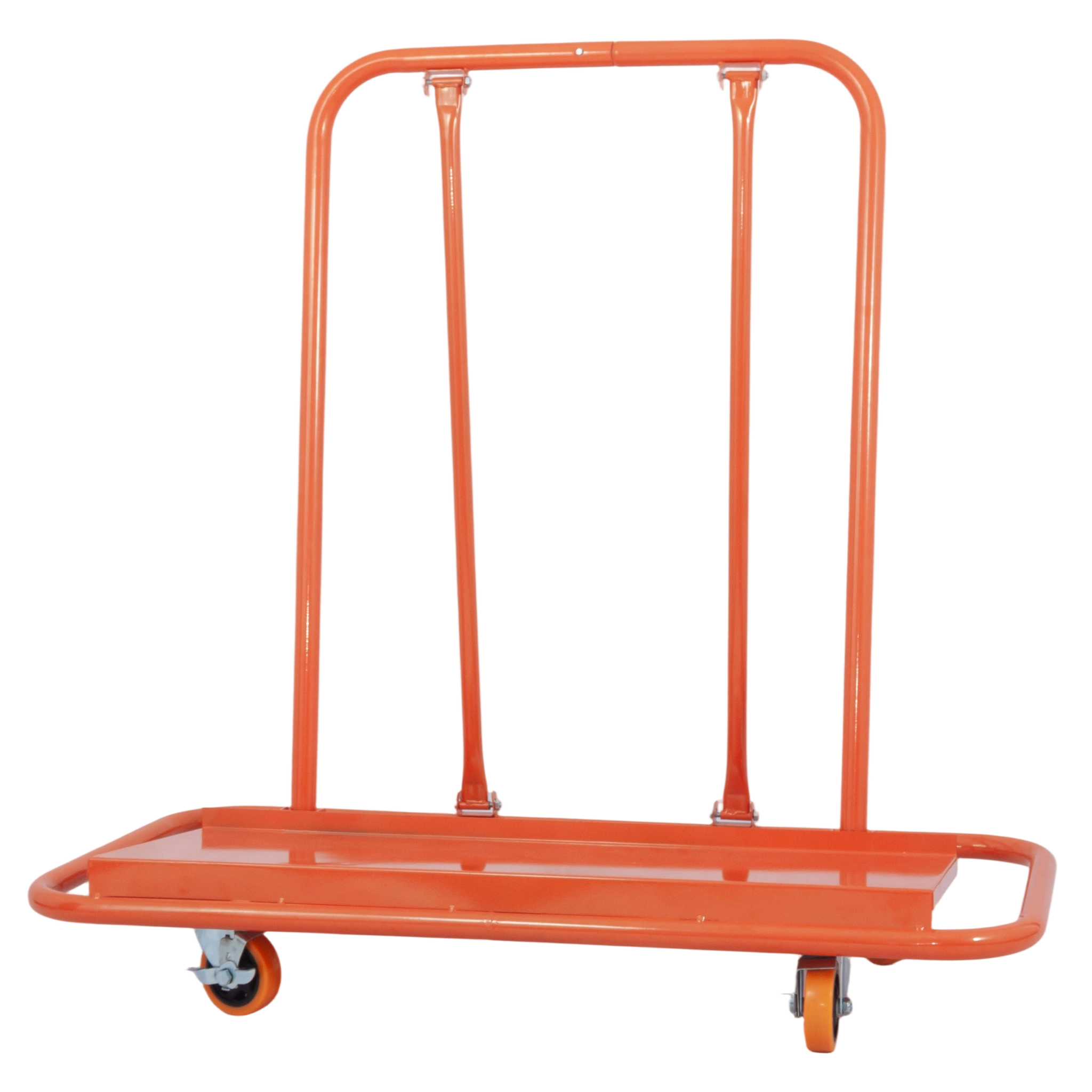 Plattenwagen Für Gipskartonplatten, 1000 Kg Tragkraft, Mit Rollen Und Bremsen, Transportwagen Für Platten, Orange