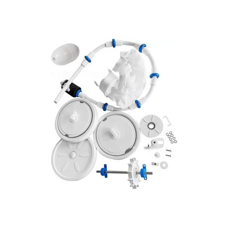 Kit De Reconstruction Complet Pour Robot De Piscine Polaris 180 Et 280 – Inclut Roues, Roulements, Pneus, Sac De Filtration Et Flexible De Rechange
