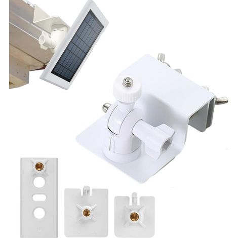 Support De Gouttière Pour Panneau Solaire Ring - Support Réglable En Alliage D'Aluminium Résistant Aux Intempéries