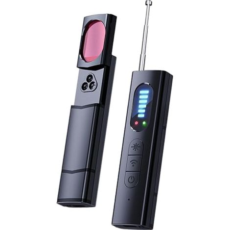 Rf-detektor, Gps-tracker & Versteckte-kamera-detektor, 5 Modi Rf-detektor Mit Ausziehbarer Verstärkerantenne Und Infrarotlinse, Tragbarer Kabelloser Signal-scanner Mit Licht Für Hotels