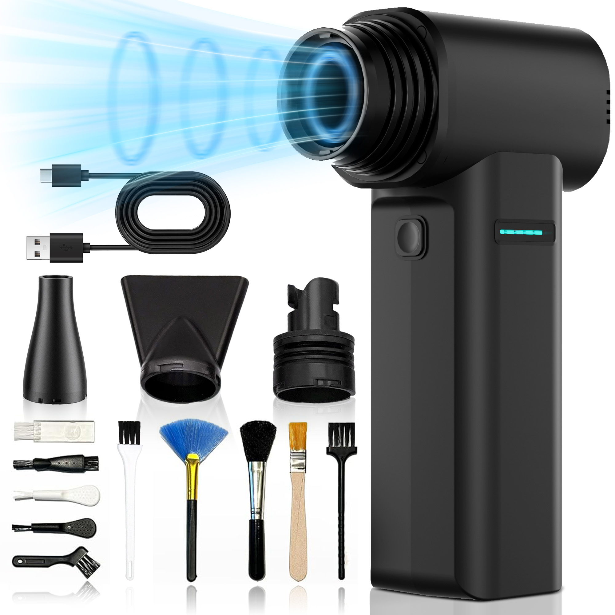 Turbo-gebläse 1,4 Kg Schub, 750w, 64mm Bürstenlos, Mit Led-licht