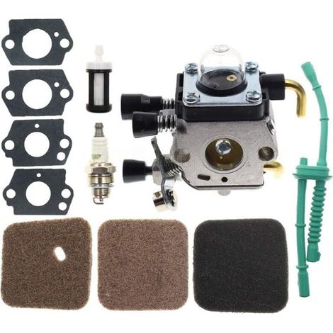Vergaser-kit C1q-s93 Kompletthoch – Mit Schlauch, Dichtung Und Luftfilter – Kompatibel Mit Rasentrimmer Fs55r