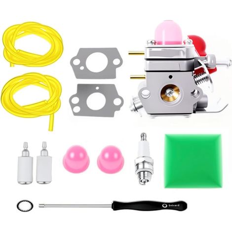 S-giant Vergaser Kit 530071811 Kompatibel Mit Rasentrimmer Poulan Zama P4500, Pp025, Pp125, Pp258tp, Pp25e, P4500f, C1u-w19 Und Rasenmähermotor Craftsman 358791010, 358791030, 358791050