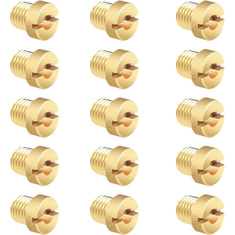 Kit Für Hauptdüse Vergaser 15 Teile M660 - 130 Hauptdüsen, 12 Und 17,5 Mm Größe Für Dell'orto Phbn-phva Vergaserdüsen