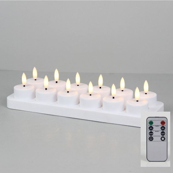 Wiederaufladbare Led-heizstrahler Mit Fernbedienung – 12er-pack Für Alle Anlässe