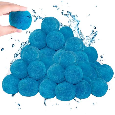 Filterbälle Für Sandfilter, 1,5 Lbs Umweltfreundlicher Sand, Helfen, Die Pools Sauber Zu Halten, Ohne Zu Verstopfen Und Wiederverwendbar Für Pools
