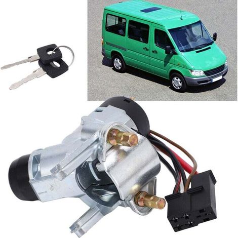 Commutateur D'Allumage Avec 2 Clés 000 545 81 08 Remplacement Pour Mercedesbenz Sprinter