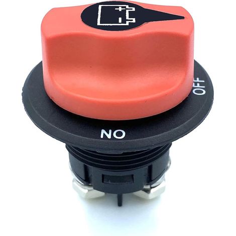 Batterieschalter 12v-48v 100a - Hauptschalter On-off Für Auto, Lkw, Motorrad Und Boot - Ideal Für Marine- Und Elektroinstallationen 1