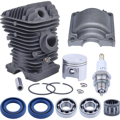 40 Mm Zylinder-kolben-kit Für Stihl Ms210 021 Ms 210 Mit Nadellager, Zündkerze, Ersatzteile Für 1133020 1216 11230201216