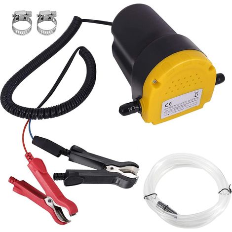 S-giant Diesel-umwälzpumpe 12v 80w Elektrische Ölablasspumpe Für Motorenöl, Dieselpumpe Zum Wechseln Von Dieselkraftstoff Und Zum Absaugen Von Fahrzeugflüssigkeiten, Motorenöl