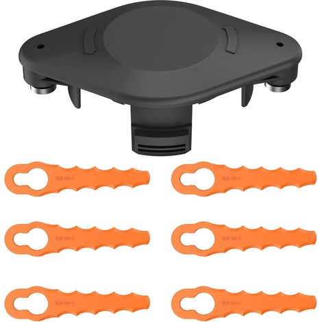 Doppelmesser-tlbo-07 – +6 Messer – Für Hohes / Dichtes Gras – Kompatibel Mit Bosch Art 23 Sl 26 Sl / Art 23-28 / Art Easy