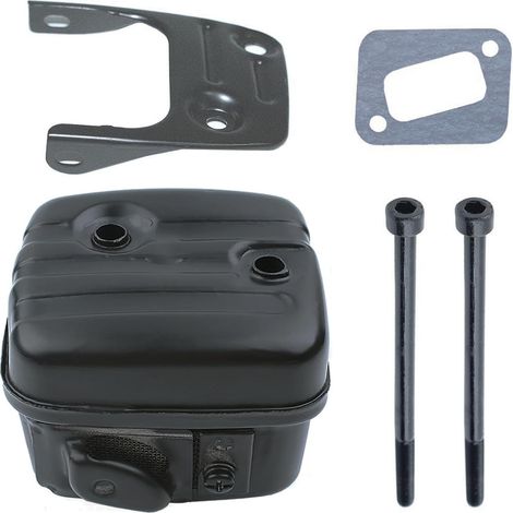 Auspufftopf Für Husqvarna 346xp 340 345 351 353 Kettensägen, Schalldämpfer-auspuff Ersatzteile Auspuff + Dichtung + Halterung + Schrauben Kit Zubehör