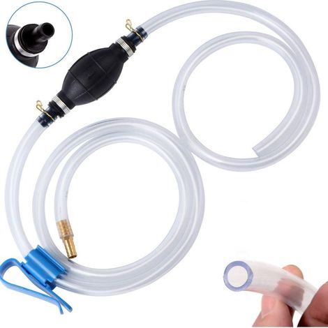 Handpumpe – Kraftstoff, Gas, Öl, Diesel, Flüssigkeit, Aquarium – Mit 2 Robusten Pvc-schläuchen 15 Mm