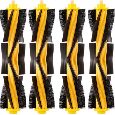 (4 Stück) Walzenbürsten Hauptbürste Ersatzteile Für Saugroboter Ecovacs Deebot Ozmo 920 950 T8 Aivi Max T9 T5 N5 N7 N8+ N8 Pro Dx55 Dx93 Dj65