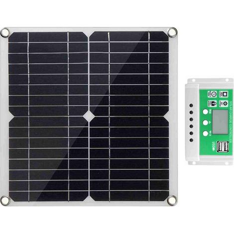Kit Für 20-w-solarmodul Mit 12 V, Monokristalliner Pv-laderegler, Flexibel, Geeignet Für Autos, Yachten, Boote, Häuser, Gartenhäuser Und Landwirtschaft