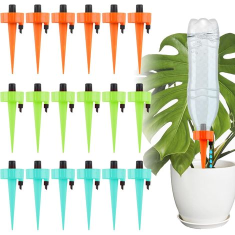 Goutte À Goutte Flasche 18 Stück Tropfbewässerung Flasche, Garten-tropfbewässerung, Einstellbare Tropfbewässerung Flasche, Automatische Bewässerung Für Innen- Und Außenbereich