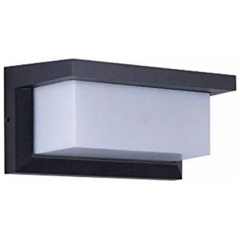 Led-wandleuchte Für Den Außenbereich, 18w, Wasserdicht, Aus Aluminium, Anthrazitfarben, Dekorative Beleuchtung