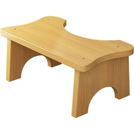 Hocker Aus Bambus Für Die Toilette Hocker Zum Hocken Auf Der Toilette Holz-toilettenhocker Kinder-bambus-toilettenhocker C-förmiger Bambus-toilettenhocker Einfach