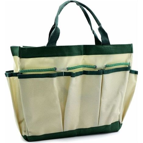 2 Stück Aufbewahrungstasche Gartenwerkzeug-set Multifunktions-gartengerätetasche Mit 8 Taschen, Verschleißfest Und Wiederverwendbar