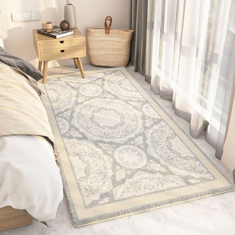 Shaggy-teppich Mit Kurzem Flor, Nicht Auslaufend, Flauschig, Moderner Teppich, Langlebig, Rutschfest, Türteppich Für Wohnzimmer, Schlafzimmer, Kinderzimmer, Eingangsbereich Dekoration - B50x160cm