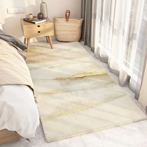 Nachttisch-teppich „féndài Fánchén", Kurzfloriger Shaggy-teppich, Flauschiger Moderner Teppich Ohne Ausstoß, Rutschfester Langlebiger Türteppich Für Wohnzimmer, Schlafzimmer, Kinderzimmer Und Eingang