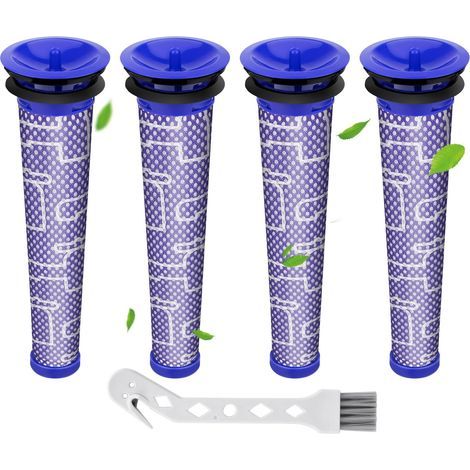 4er-set Ersatzfilter Für Dyson-staubsauger Dc58, Dc59, V6, V7, V8 – Waschbarer Filterkopf Für Dyson-staubsauger – 4 Ersatzfilter 965661-01