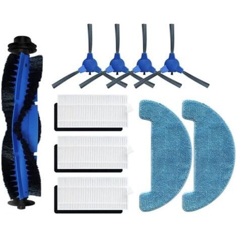 10er-pack Hauptseitenbürsten Für Venga Vg Rvc 3000 3001 Saugroboter, 1 Walzenbürste, 4 Seitenbürsten, 3 Filter
