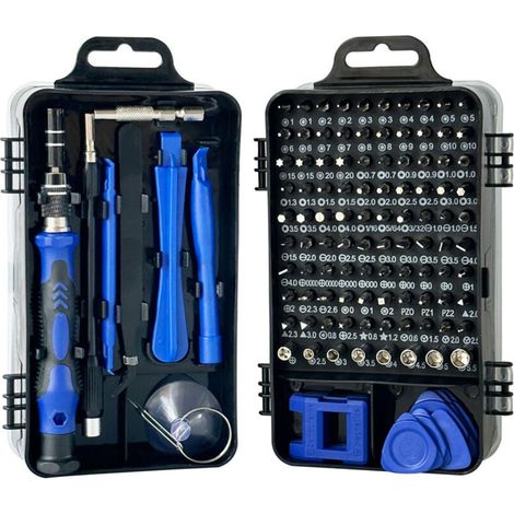 115-in-1-mini-schraubendreher-set (blau) – Präzisions-schraubendreher-set Für Waschmaschinen, Klimaanlagen, Kühlschränke Und Elektrofahrzeuge