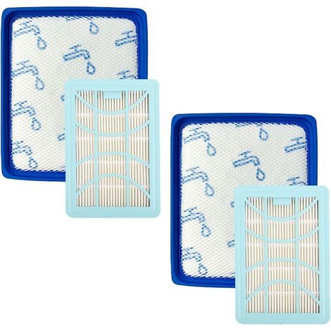 4-teiliges Ersatzfilter-set Für Philips Powerpro Expert Staubsauger Fc9729/09 Fc9741/09 Fc9742/09 Fc9743/09 Fc9744/09 Fc9745/09 Fc9746/09