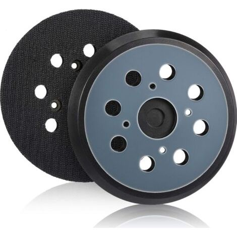 2 Stück 125 Mm Ersatz-schleifteller Für Exzenterschleifer Mit Klettverschluss, 8 Löcher, Flacher Schleifplatten (blau)