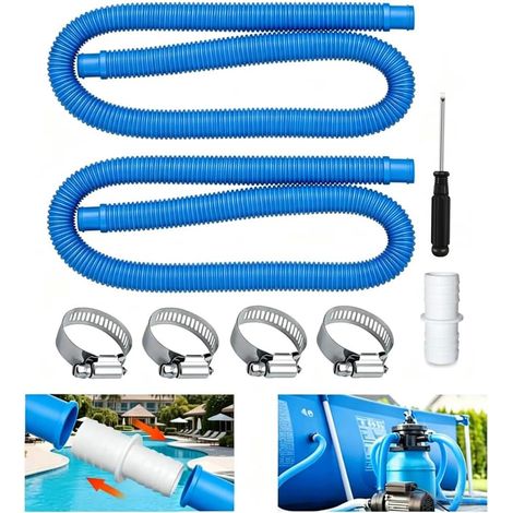 Ersatzschlauch Für Anyingkai-pools, Poolpumpenschlauch, Ersatzschlauch Für Pools Mit 32 Mm (blau)