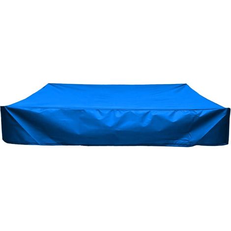 S-giant Abdeckung Für Sandkasten, Sandkastenplane, Sandkastenhülle, Mit Zugband, Für Sandkasten, Pool, Garten Oder Hof (blau, 120x120cm)