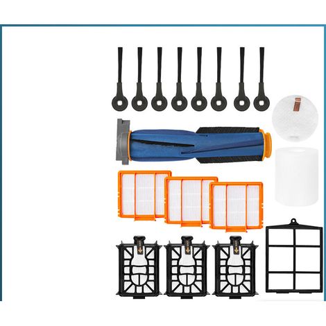 Kit Für Shark Ai Saugroboter Av2501ae Av2501s Rv2502ae Rv2520aous Av2510aous, 1 Hauptbürste, 4 Filter, 8 Seitenbürsten, 2 Vorfilter, 1 Filter Und 1 Motorvorfilter