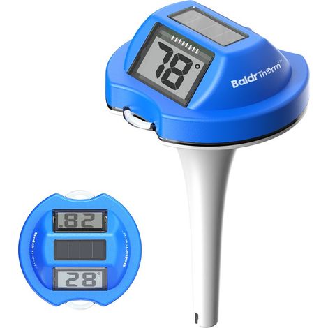 Thermometer Für Pool Mit Doppelanzeige, Einfache Ablesung, Schwimmender Poolthermometer Mit Digitaler Anzeige, Wasserdicht Nach Ipx7 Für Whirlpools, Kaltwasserbecken Und Pools