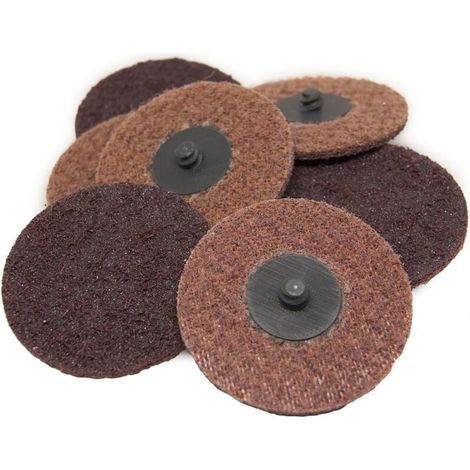 3-zoll-nylon-oberflächenverstell-schnellwechsel-scheiben Zum Schleifen Und Polieren Von Lacken. Männliche R-halter Zur Verwendung Mit Einer Matrixschleifmaschine - 25 Stück (mittel)