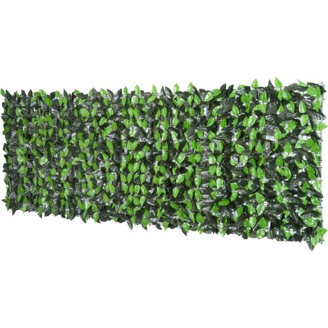 Künstliche Haie Aus Hochfestem Kunststoff, Künstliche Kletterpflanze Für Den Außenbereich, Realistische Wanddekoration, 300 Cm Höhe × 100 Cm Breite, Dunkelgrün
