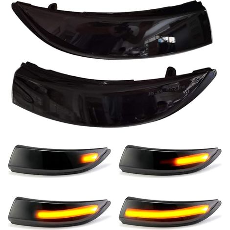 2 Dynamische Led-richtungsanzeiger Für Außenspiegel Passend Für Ford Fiesta Mk7 2008-2017 B-max B232 (gelb)