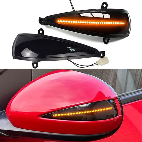 Set Aus 2 Dynamischen Led-seitenblinkleuchten Für Honda Civic Mk8 Limousine, 3-türer/5-türer Type-s Type-r (gelb)